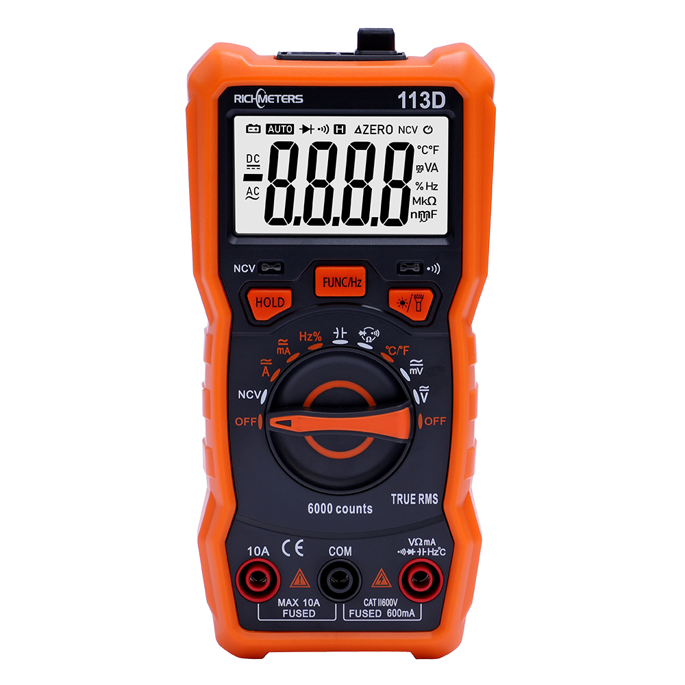 RM113D Digital Multimeter 6000 Counts - RICHMETERS.COM